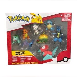 Pokemon Battle Figure MultiPack With 8 Collectible Figures Including Pikachu Chu